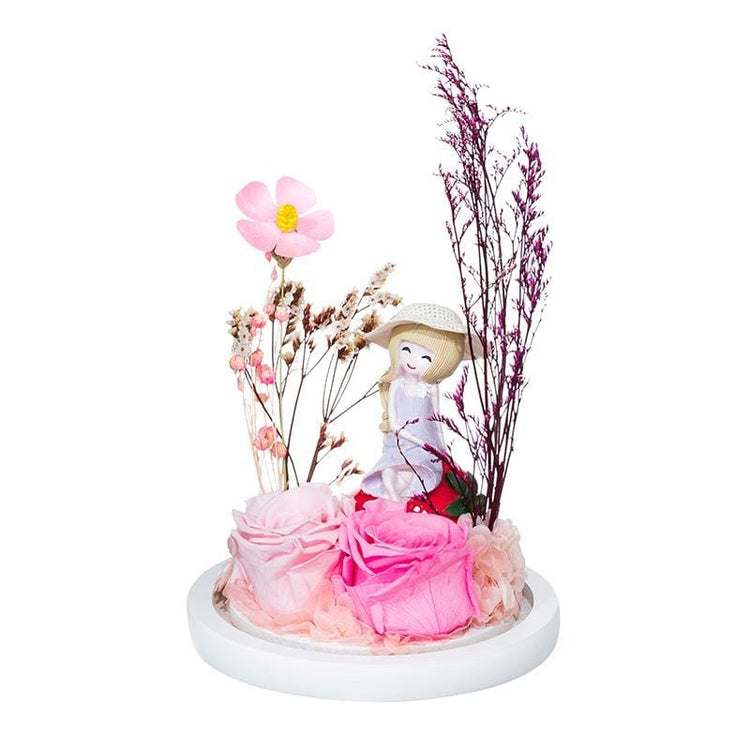 A Soft Breeze Rose Dome - Everlasting Blooms Vic