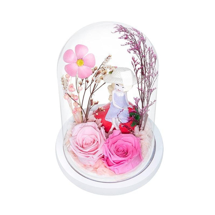 A Soft Breeze Rose Dome - Everlasting Blooms Vic