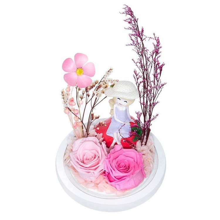 A Soft Breeze Rose Dome - Everlasting Blooms Vic