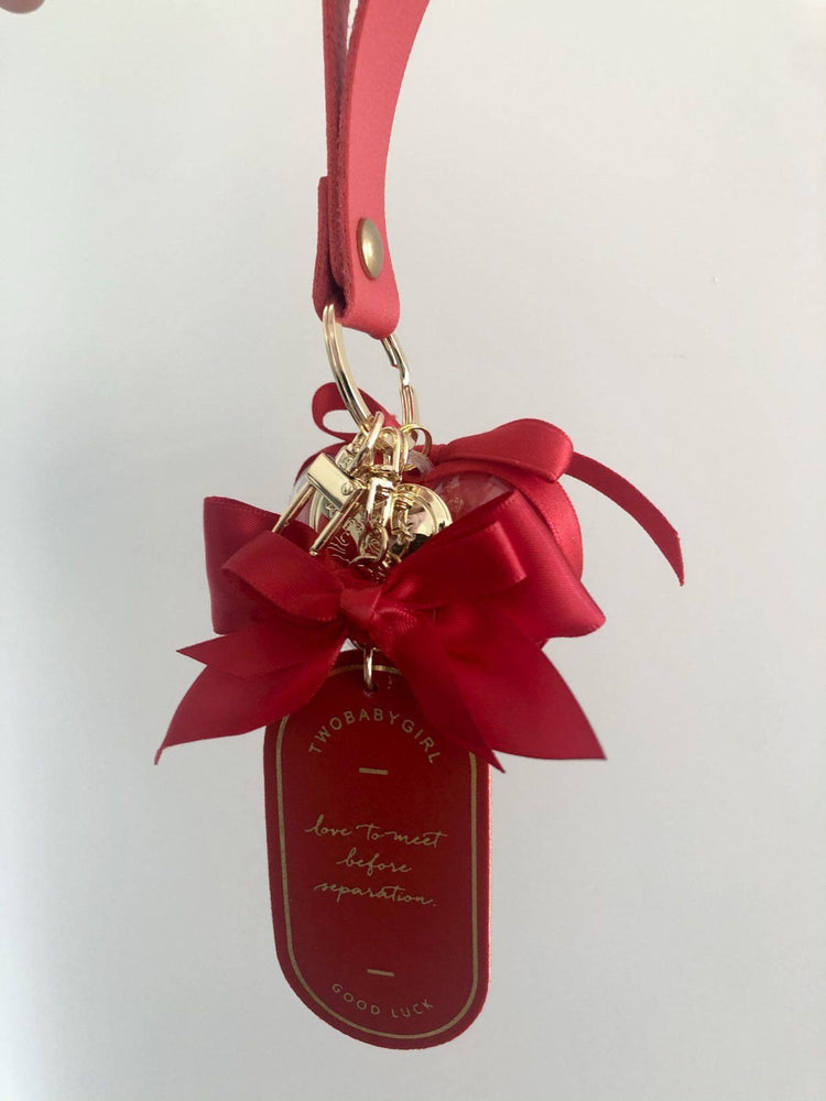 Acrylic Preserved Rose Keyring - Everlasting Blooms Vic