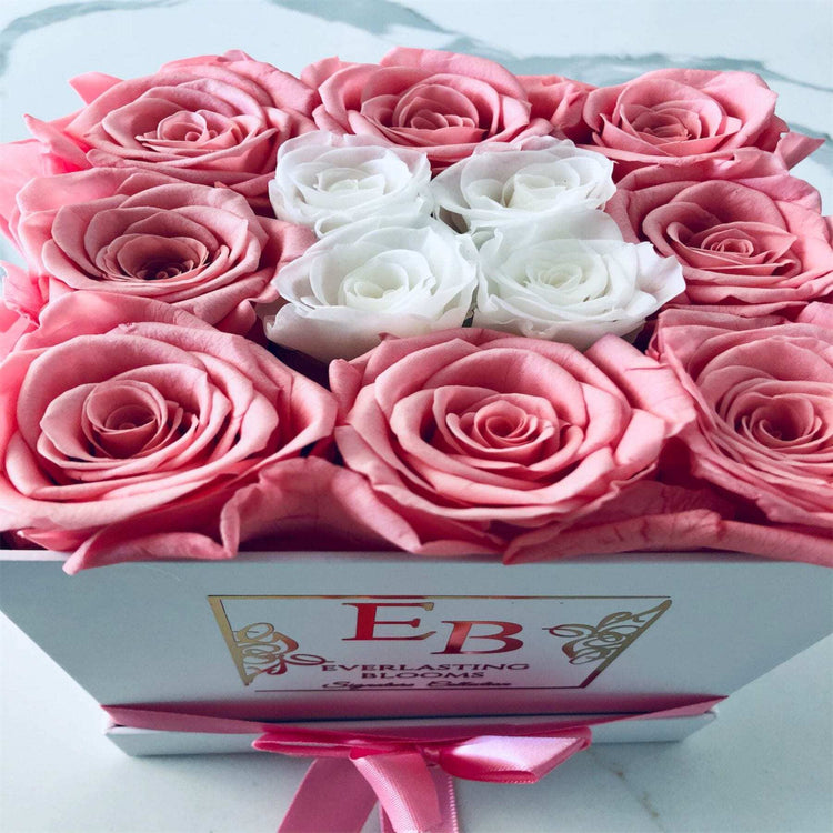 Cherry Blossoms Square Box - Everlasting Blooms Vic