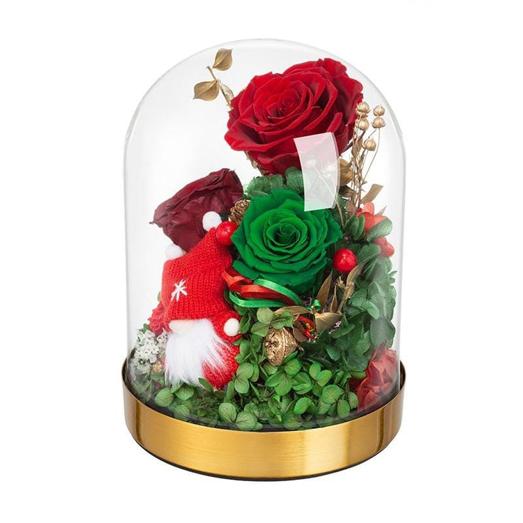 Christmas Rose Dome - Everlasting Blooms Vic