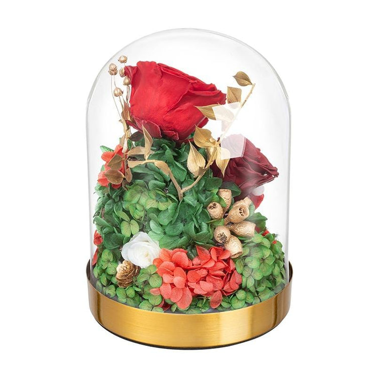 Christmas Rose Dome - Everlasting Blooms Vic