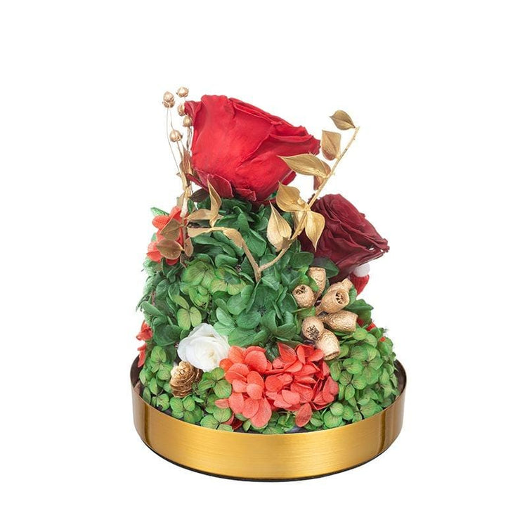 Christmas Rose Dome - Everlasting Blooms Vic