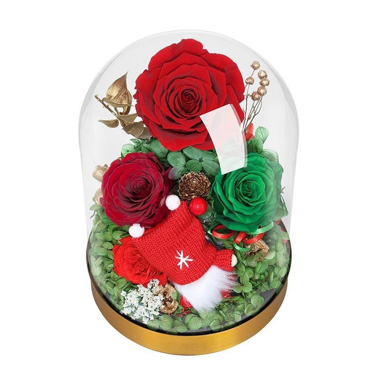 Christmas Rose Dome - Everlasting Blooms Vic