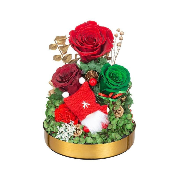 Christmas Rose Dome - Everlasting Blooms Vic