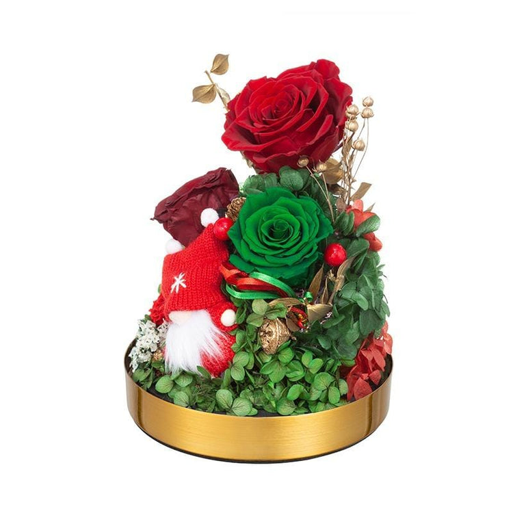 Christmas Rose Dome - Everlasting Blooms Vic