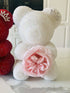 Crystal Diamond Rose Bear with Gift Box - Everlasting Blooms Vic