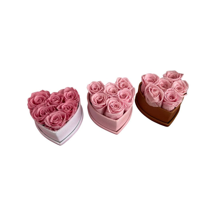 Le Mini Heart Bundle Sets - Pink - Everlasting Blooms Vic