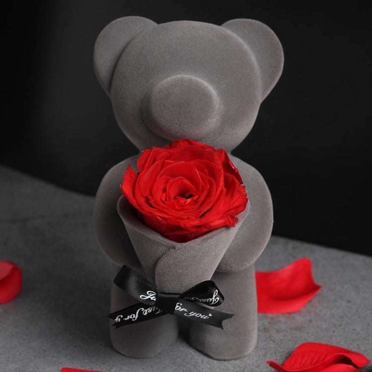Teddy Bear and Sunday Rose.