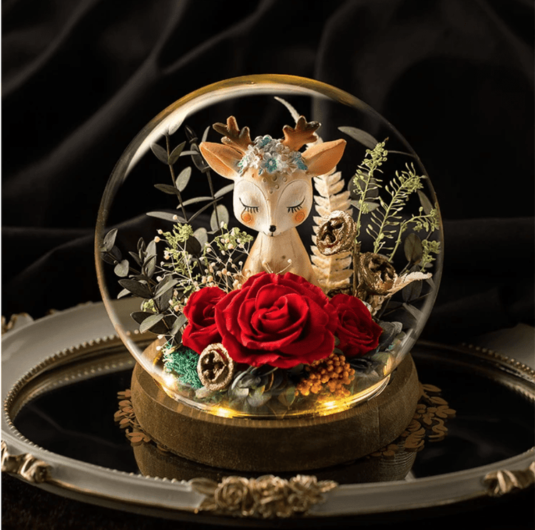Princess Daisies Rose Dome LED.