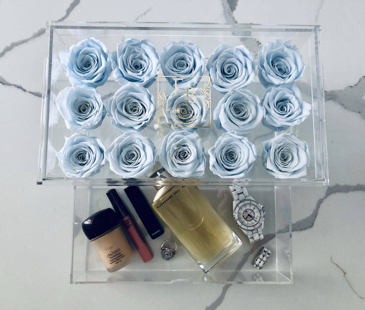 Pure Luxe Crystal Box Light Blue.