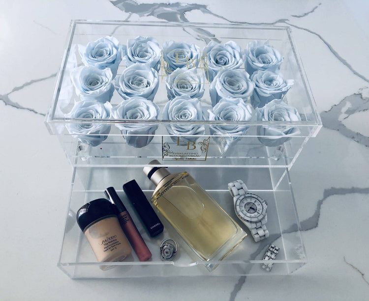 Pure Luxe Crystal Box Light Blue.