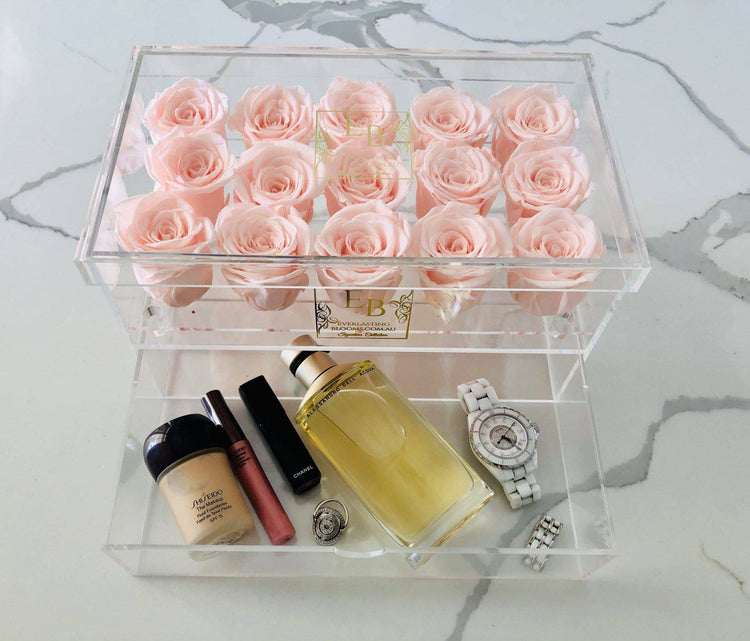 Pure Luxe Crystal Box Light Peach.