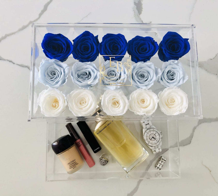 Pure Luxe Crystal Box Ombre Blue.