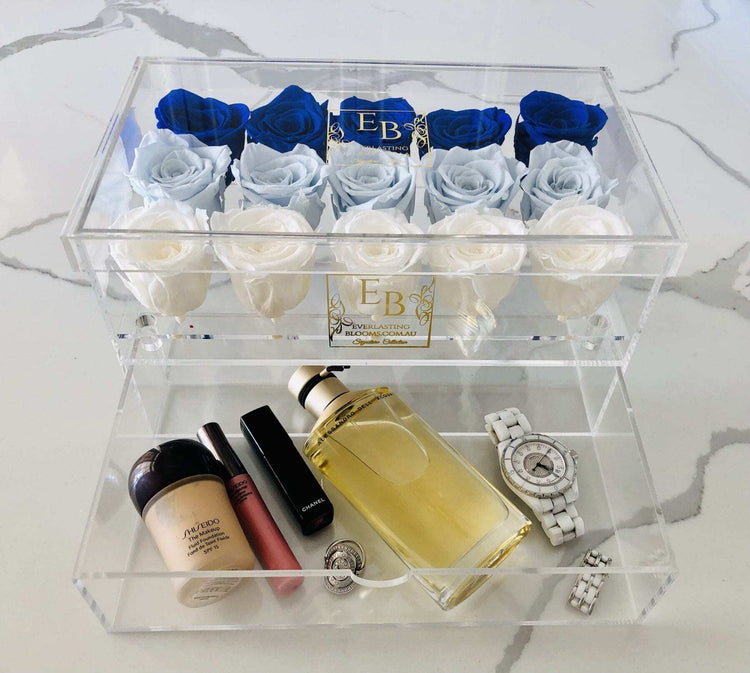 Pure Luxe Crystal Box Ombre Blue.