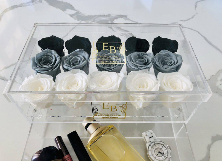 Pure Luxe Crystal Box Ombre Noir.