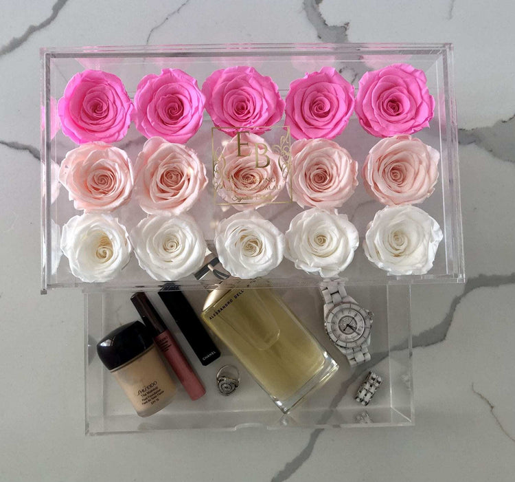 Pure Luxe Crystal Box Ombre Pink.