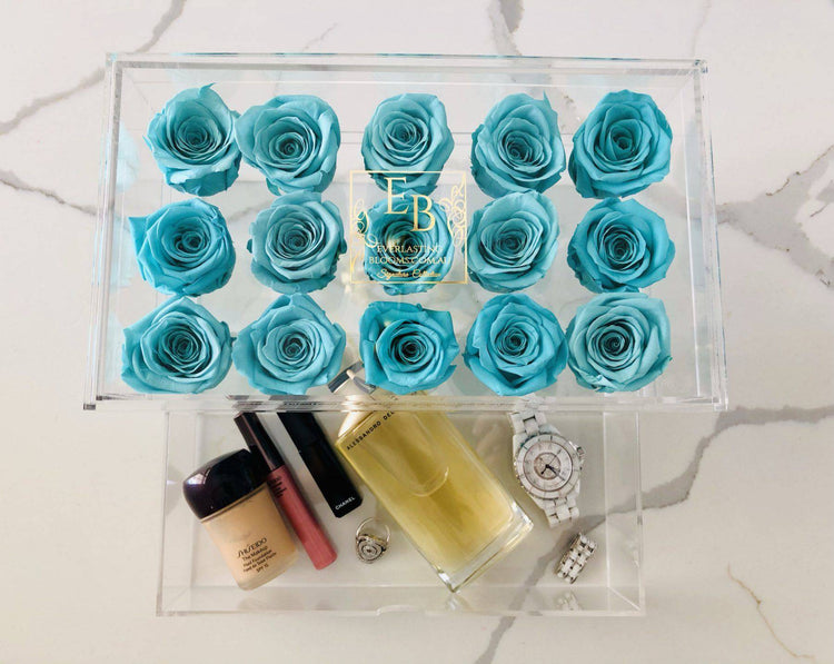 Pure Luxe Crystal Box Tiffany Blue.