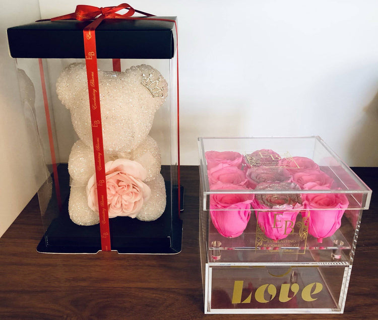 V Everlasting Pink Roses II Gift Pack.