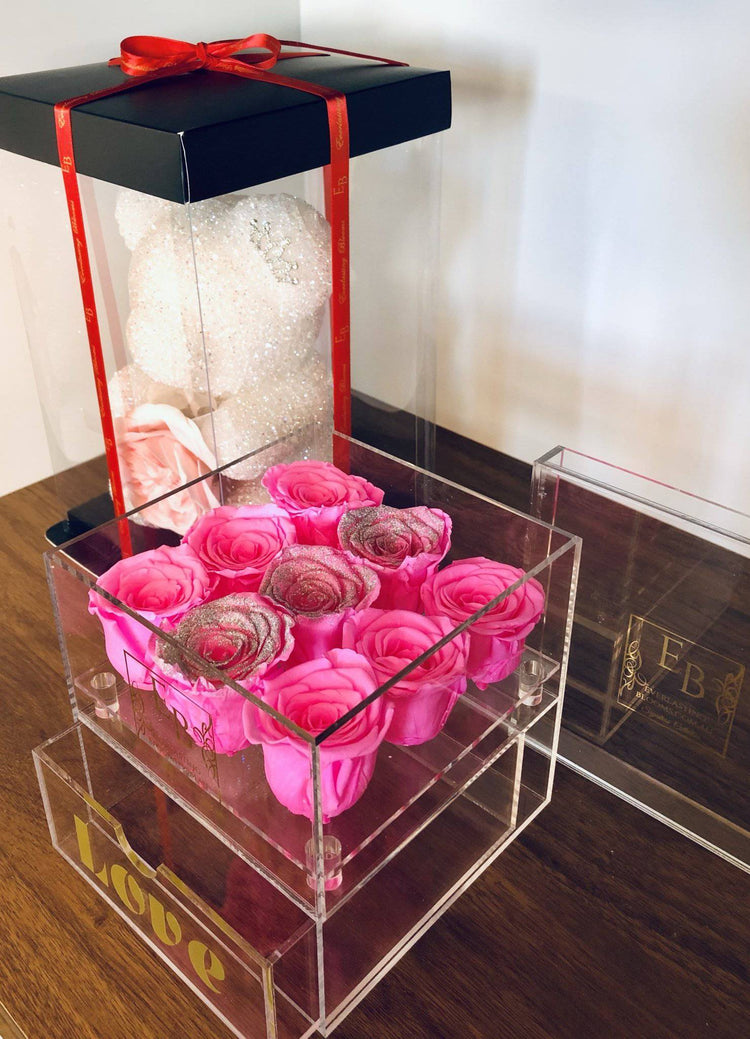 V Everlasting Pink Roses II Gift Pack.