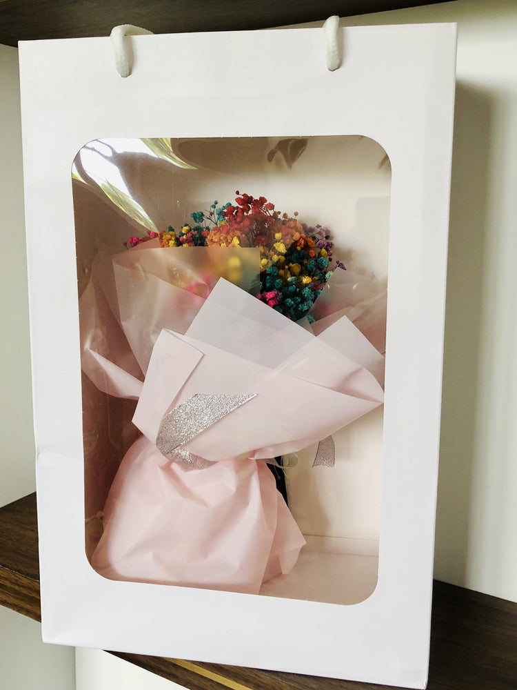 Rainbow Gyp Floral Bouquet.
