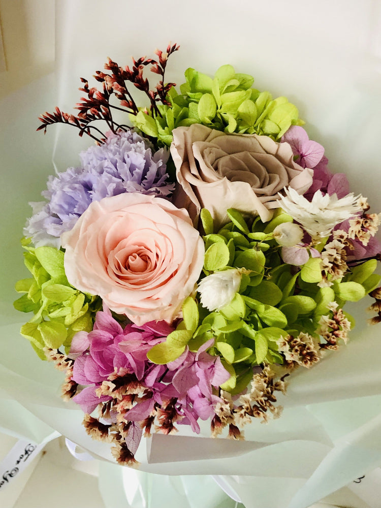 Miss Louise Green Floral Bouquet.