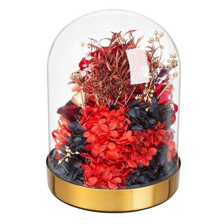 Red velvet Rose Dome.