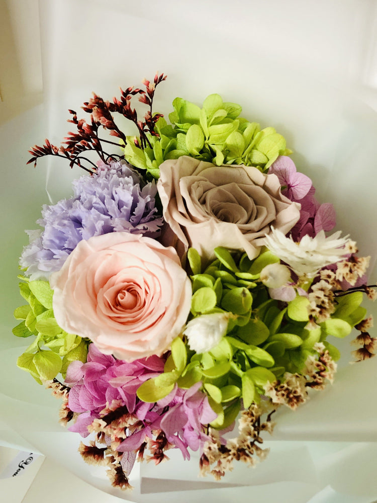Miss Louise Green Floral Bouquet.