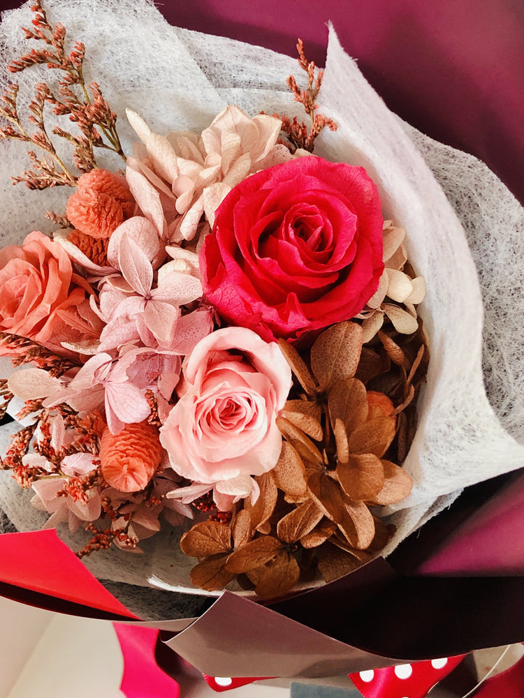 Miss Louise Pink Shades Floral Bouquet.