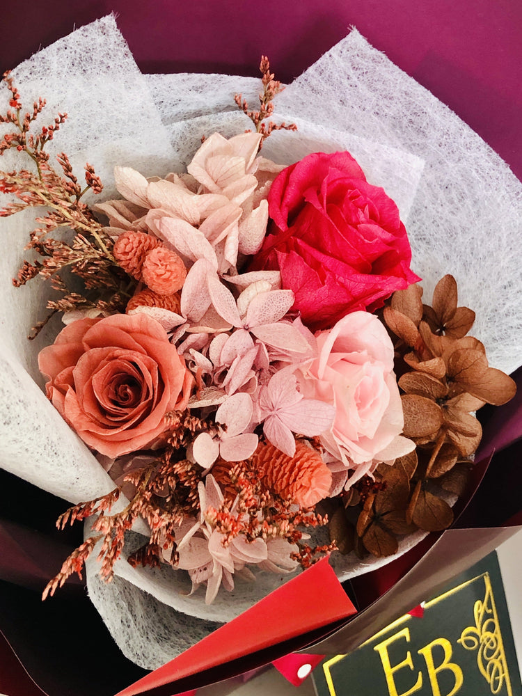 Miss Louise Pink Shades Floral Bouquet.