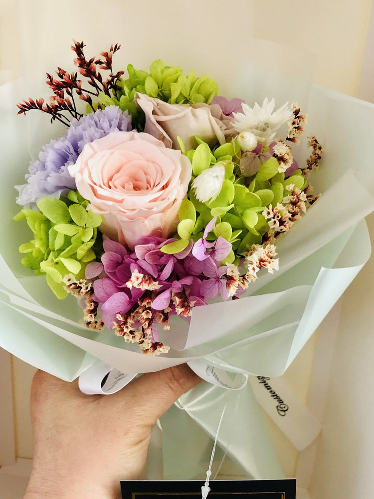 Miss Louise Green Floral Bouquet.