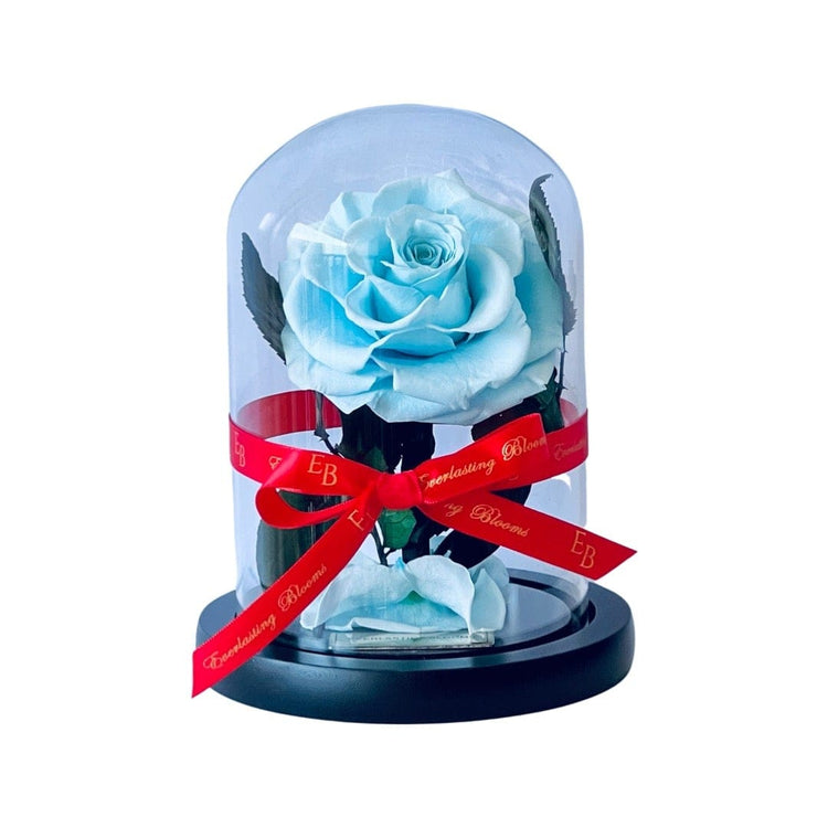 The Mini Everlasting Rose - Sky Blue.