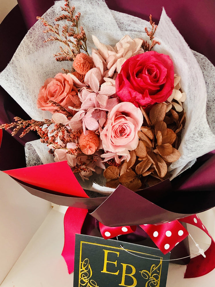 Miss Louise Pink Shades Floral Bouquet.