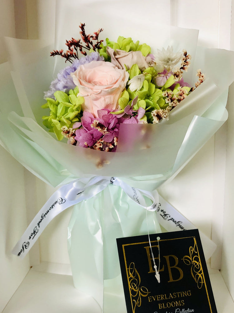 Miss Louise Green Floral Bouquet.