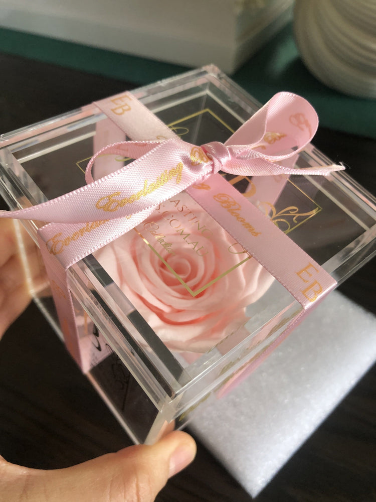 Single Rose Acrylic Box - Create Your Own.