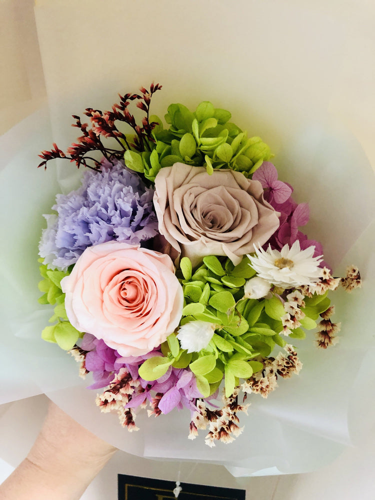 Miss Louise Green Floral Bouquet.