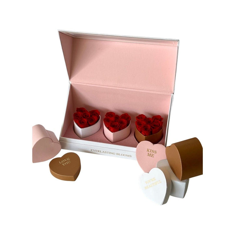 Le Mini Heart Bundle Sets - Red.