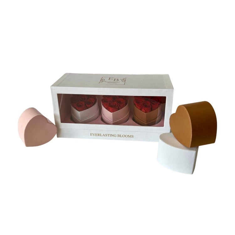 Le Mini Heart Bundle Sets - Red.
