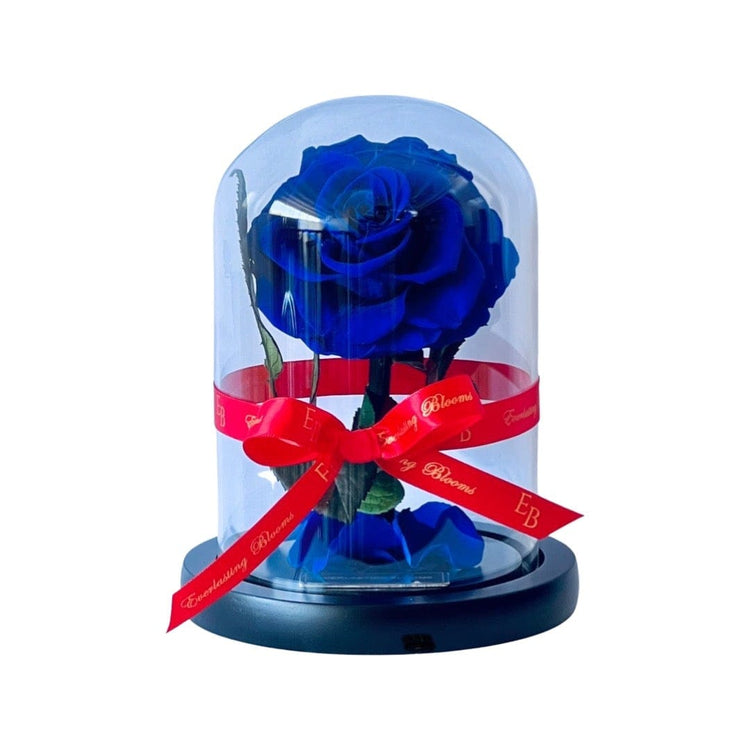 The Mini Everlasting Rose - Royal Blue.
