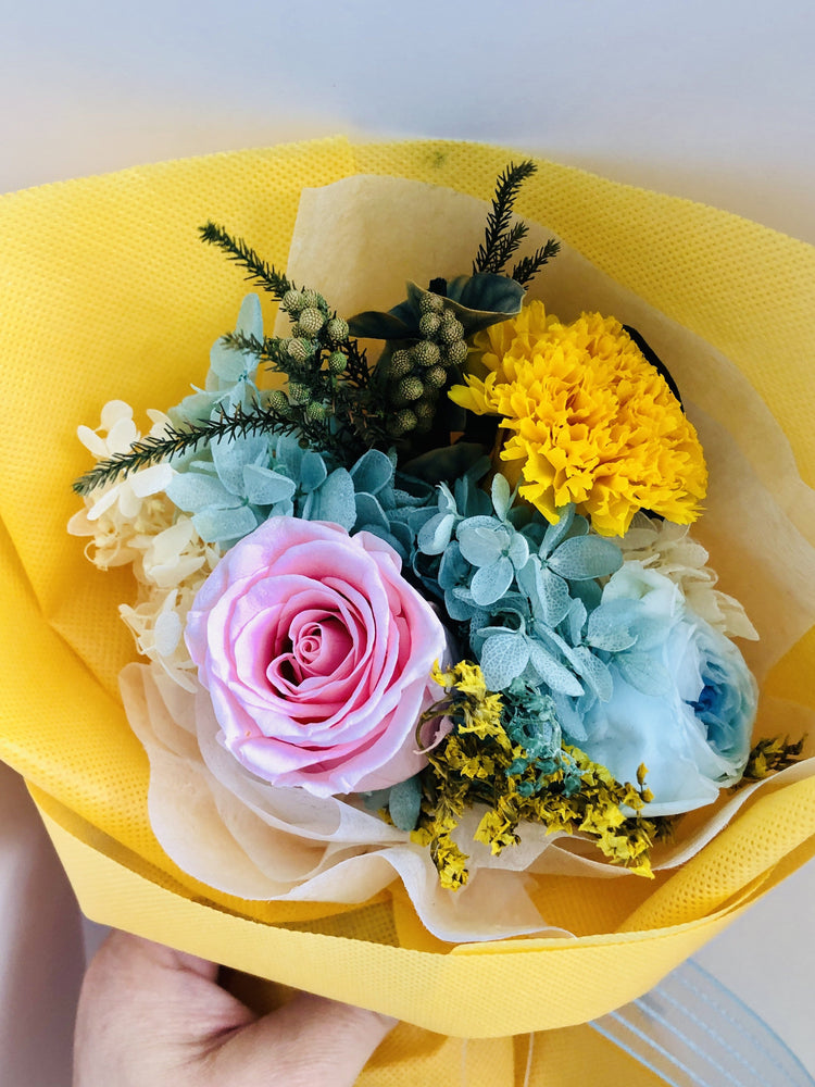 Miss Louise Gold Floral Bouquet.