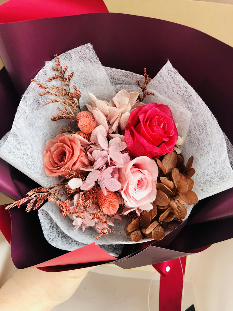 Miss Louise Pink Shades Floral Bouquet.