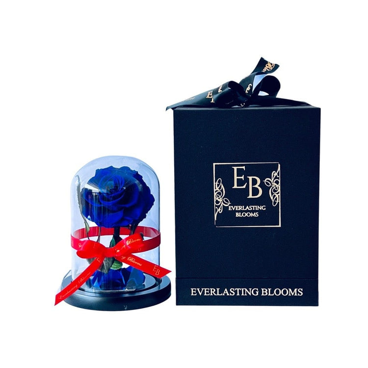 The Mini Everlasting Rose - Royal Blue.