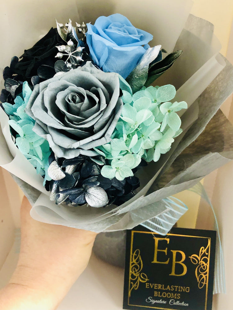Miss Louise Argentine Blue Floral Bouquet.