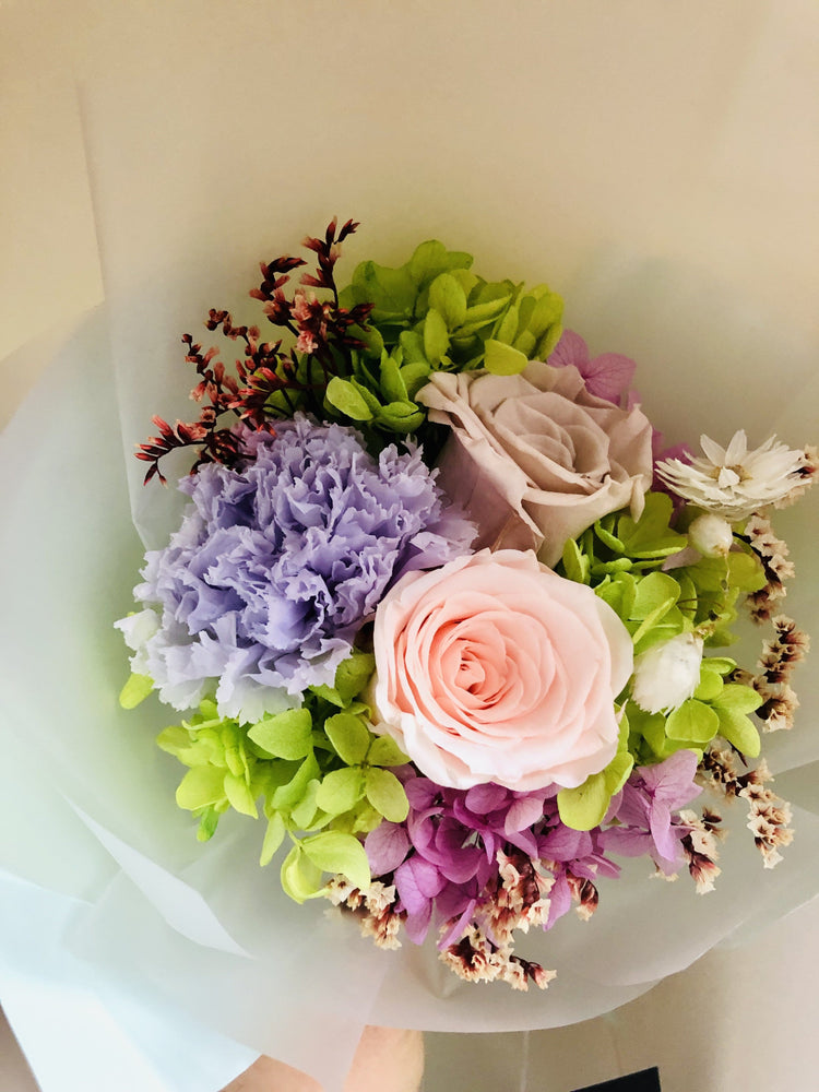 Miss Louise Green Floral Bouquet.