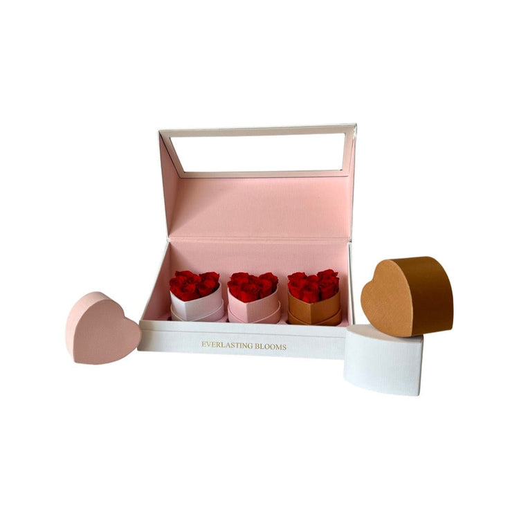 Le Mini Heart Bundle Sets - Red.