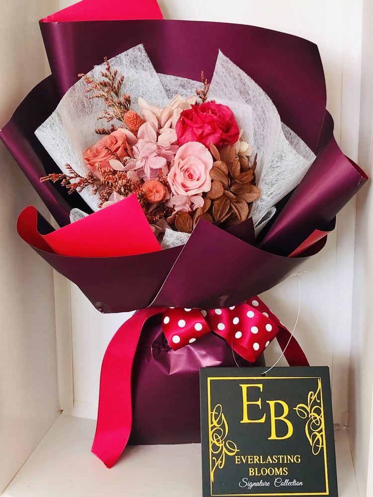 Miss Louise Pink Shades Floral Bouquet.