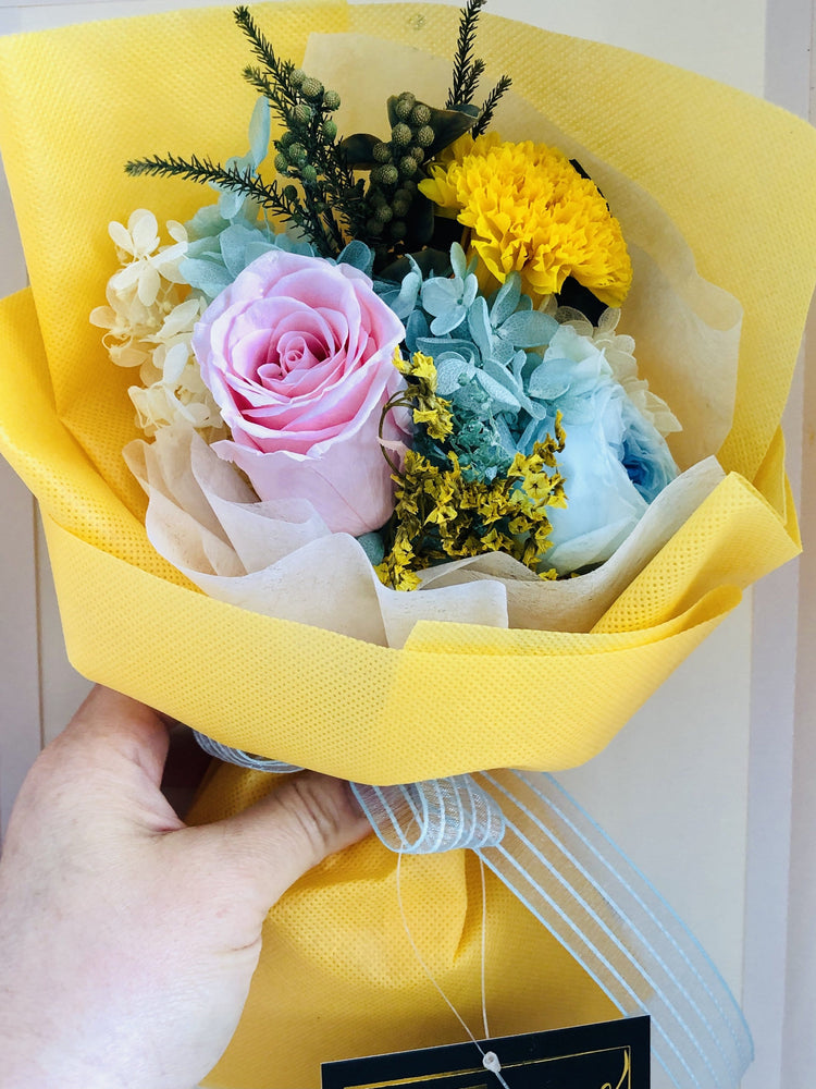 Miss Louise Gold Floral Bouquet.