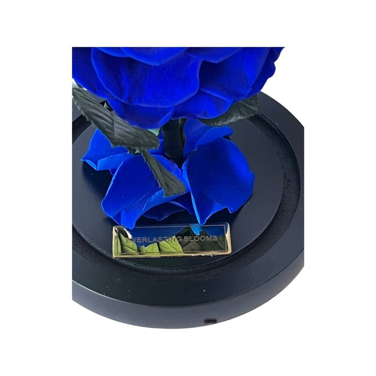 The Mini Everlasting Rose - Royal Blue.