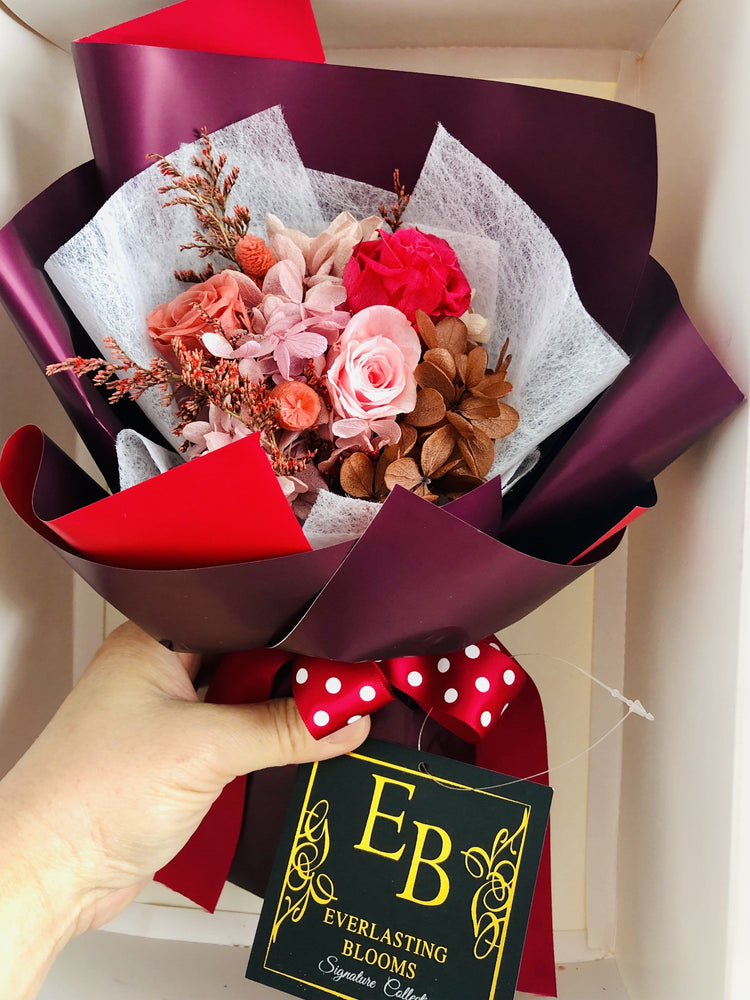 Miss Louise Pink Shades Floral Bouquet.
